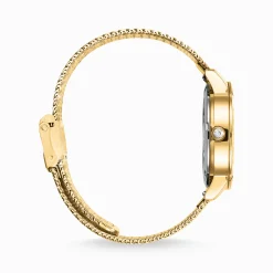 Women THOMAS SABO Watches|Ladies' Watches-Watch Cosmic Amulet with dial in dark blue yellow gold-coloured