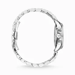 Women THOMAS SABO Watches|Ladies' Watches-Watch Divine Chrono with dial in black silver-coloured