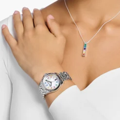 Women THOMAS SABO Watches|Ladies' Watches-Watch for women Divine Rainbow with coloured stones silver-coloured