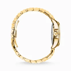 Women THOMAS SABO Watches|Ladies' Watches-Watch for women Divine Rainbow coloured stones yellow gold-coloured