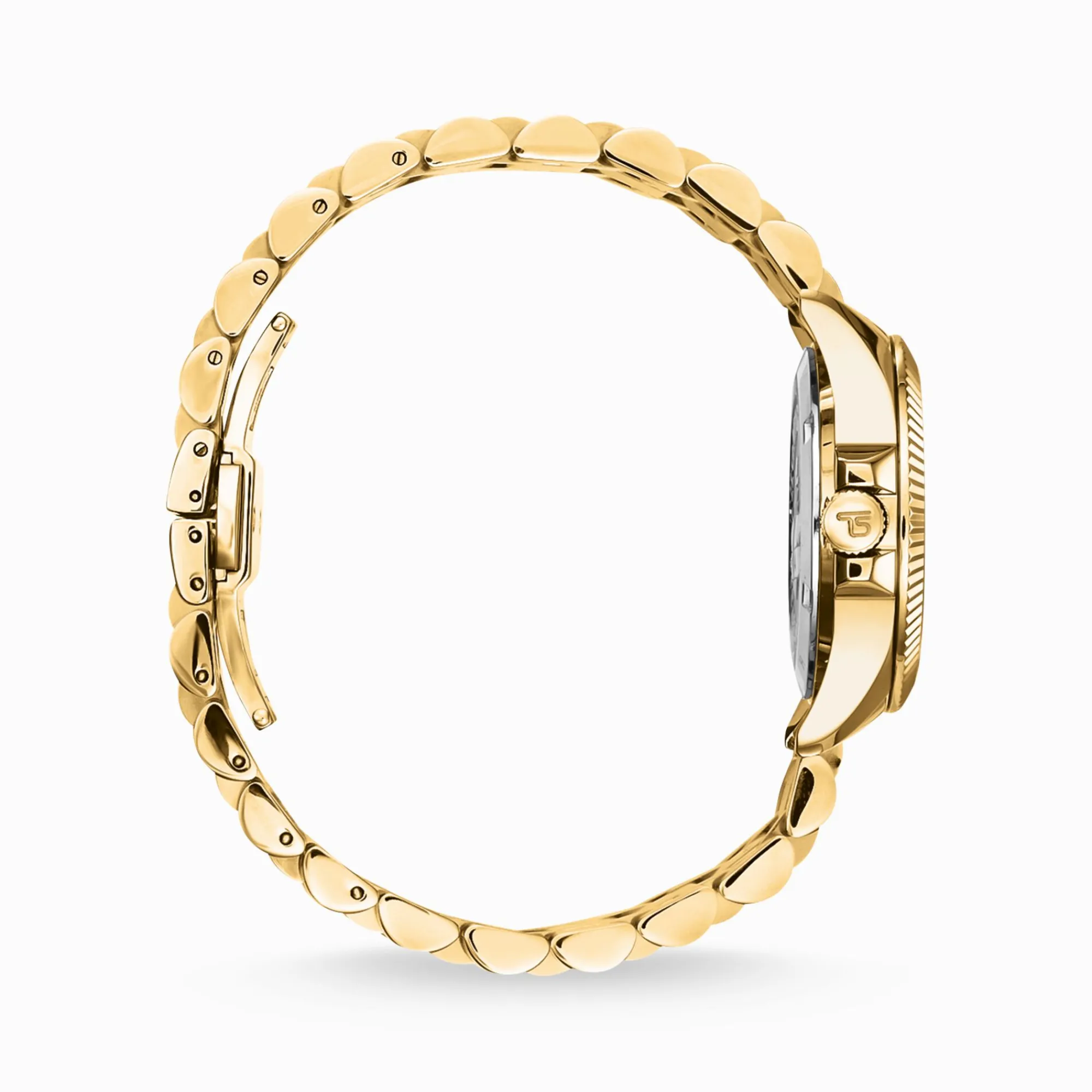 Women THOMAS SABO Watches|Ladies' Watches-Watch for women Divine Rainbow coloured stones yellow gold-coloured