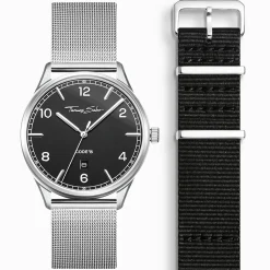Women THOMAS SABO Watches|Ladies' Watches-Watch strap Code TS nato black