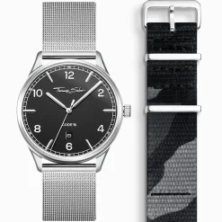 Women THOMAS SABO Watches|Ladies' Watches-Watch strap Code TS nato black camouflage