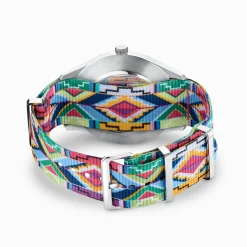 Women THOMAS SABO Watches|Ladies' Watches-Watch strap Code TS nato coloured graphic patterns