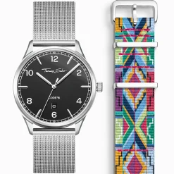 Women THOMAS SABO Watches|Ladies' Watches-Watch strap Code TS nato coloured graphic patterns