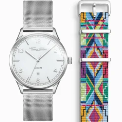 Women THOMAS SABO Watches|Ladies' Watches-Watch strap Code TS nato coloured graphic patterns