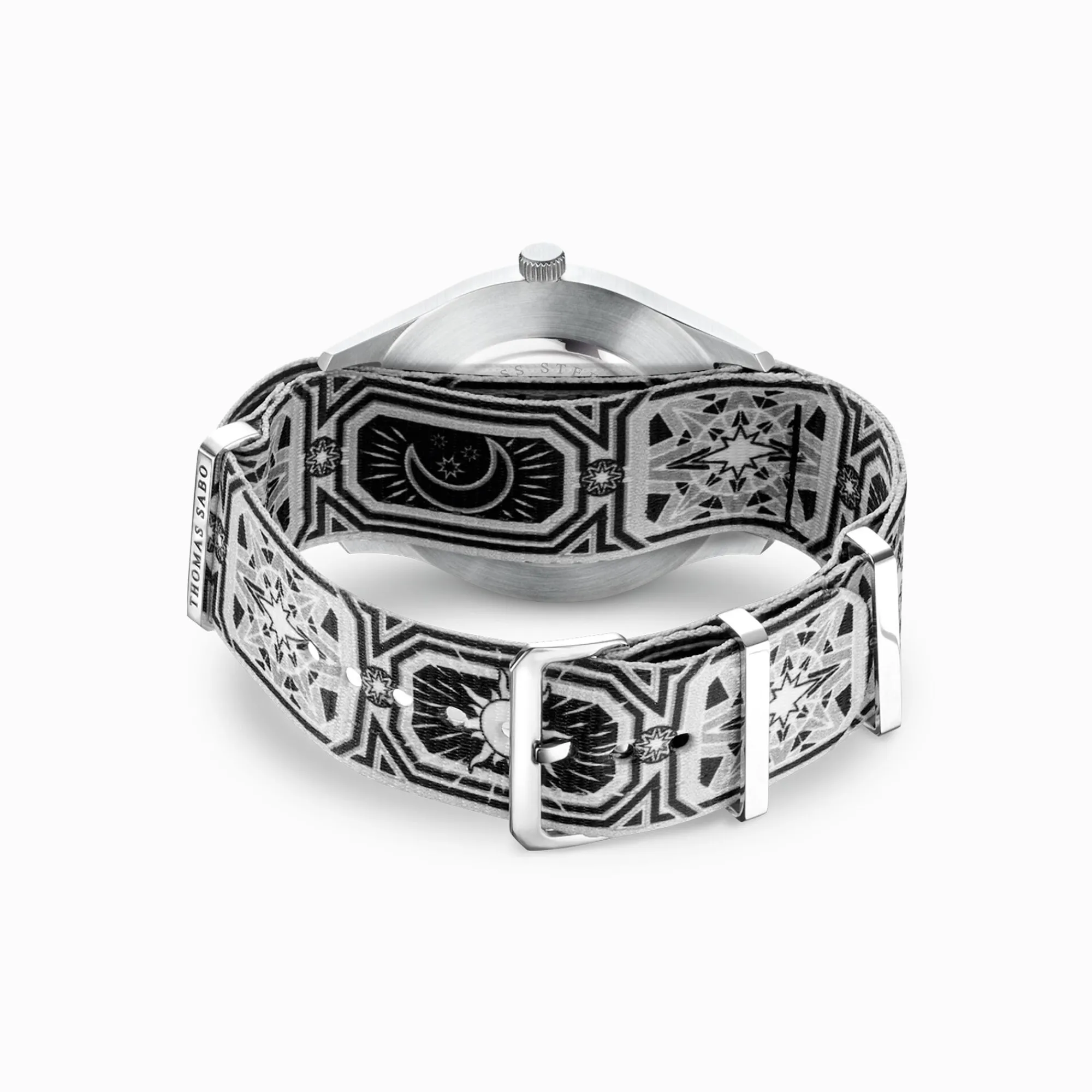 Women THOMAS SABO Watches|Ladies' Watches-Watch strap Code TS nato, black night sky