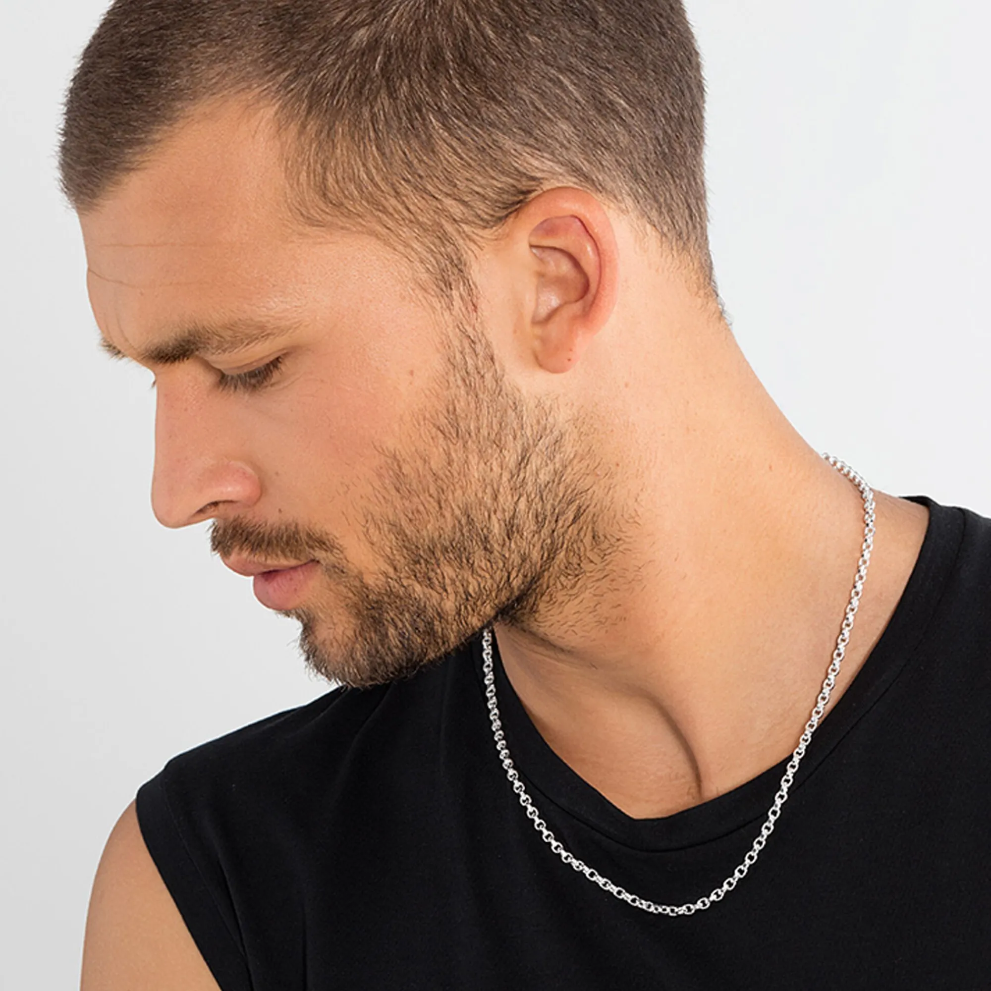 Women THOMAS SABO Necklaces|Necklaces & Chains-Wide anchor chain Thickness 4.00 mm (0.16 Inch)