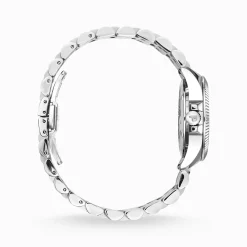 Women THOMAS SABO Watches|Ladies' Watches-Women’s watch flowers from pastel colored stones silver-coloured
