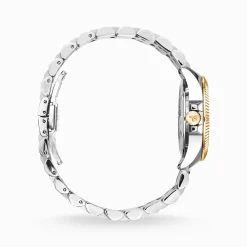 Women THOMAS SABO Watches|Ladies' Watches-Women’s watch flowers from pink colored stones bicolour