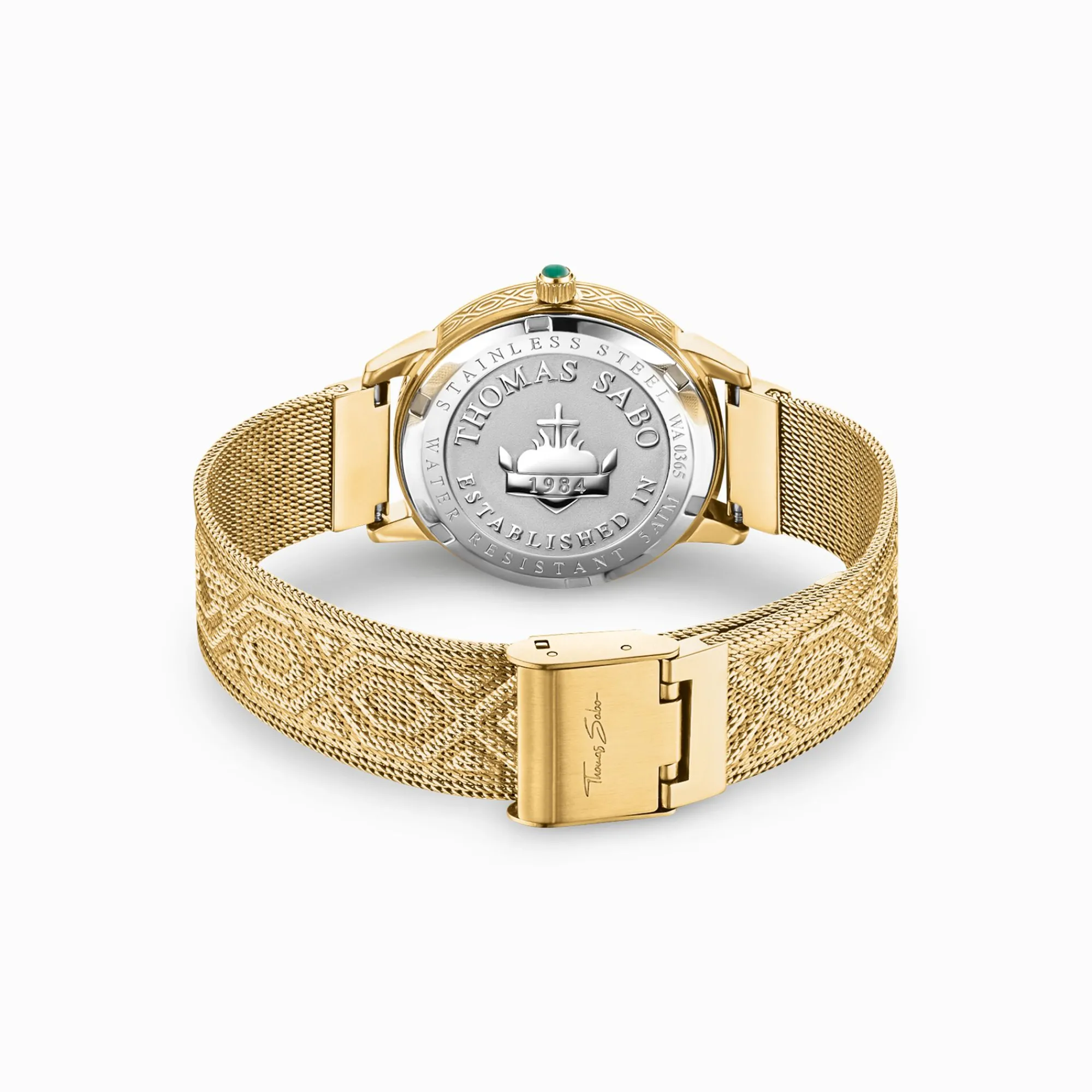 Women THOMAS SABO Watches|Ladies' Watches-Women’s watch garden spirit malachite gold