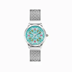 Women THOMAS SABO Watches|Ladies' Watches-Women’s watch kaleidoscope dragonfly turquoise silver-coloured