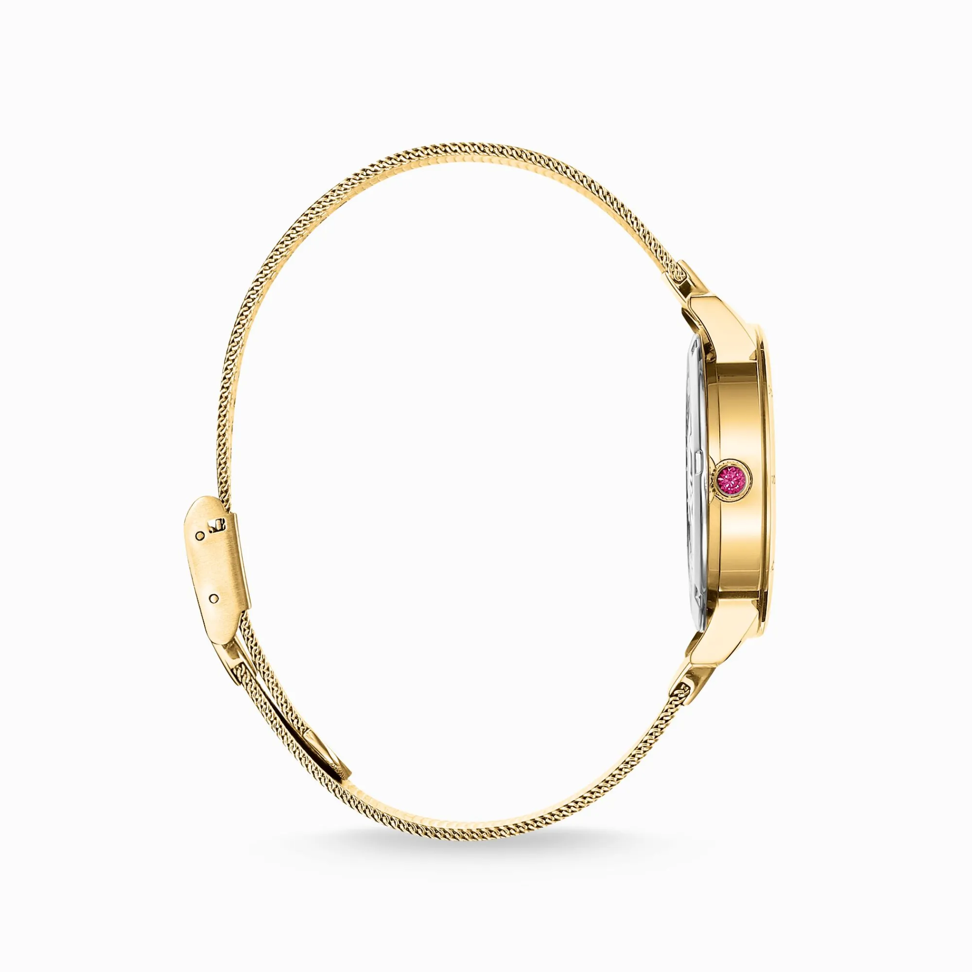 Women THOMAS SABO Watches|Ladies' Watches-Women’s watch kaleidoscope dragonfly green yellow gold-coloured
