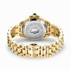 Women THOMAS SABO Watches|Ladies' Watches-Women’s watch Mystic Island with white stones and green malachite gold colour
