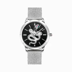 Women THOMAS SABO Watches|Ladies' Watches-Women’s watch snake in 3D optics silver-coloured