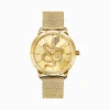 Women THOMAS SABO Watches|Ladies' Watches-Women’s watch snake in 3D optics yellow gold-coloured